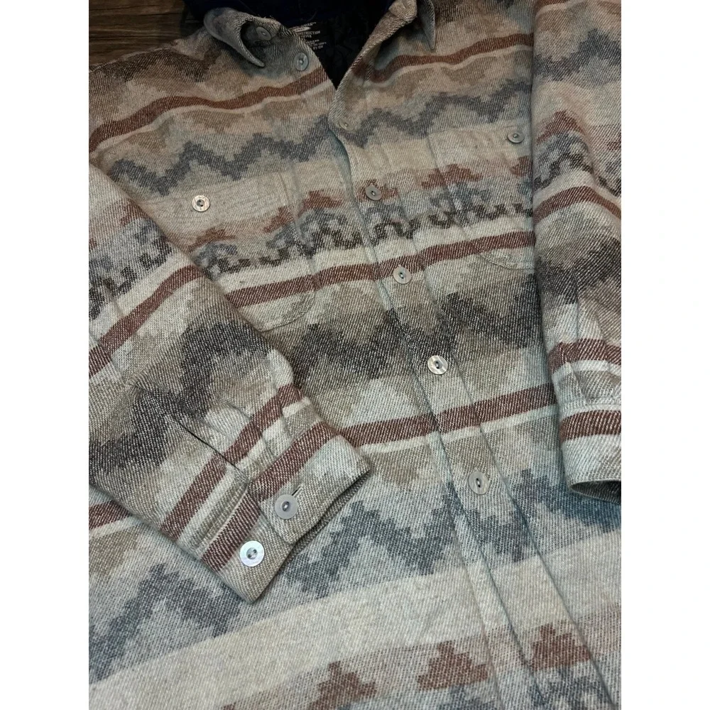 2xl Mens Grit‎ Iron Workwear heavy construction hooded flannel shirt jacket